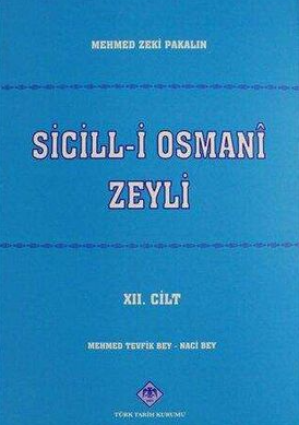 Sicill-i Osmani Zeyli 12