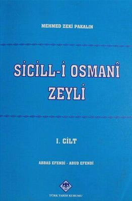 Sicill-i Osmani Zeyli 1