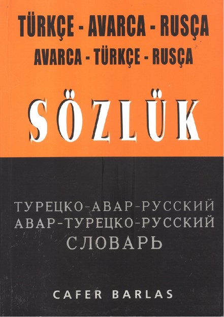Türkçe - Avarca - Rusça  Sözlük