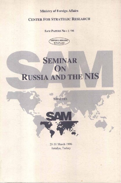 SEMINAR ON RUSSIA AND THE NIS