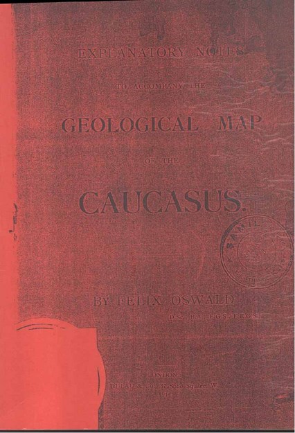 GEOLOGICAL MAP OF THE CAUCASUS