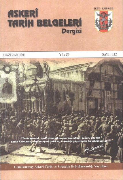 Askeri Tarih Belgeleri Dergisi Sayı-112