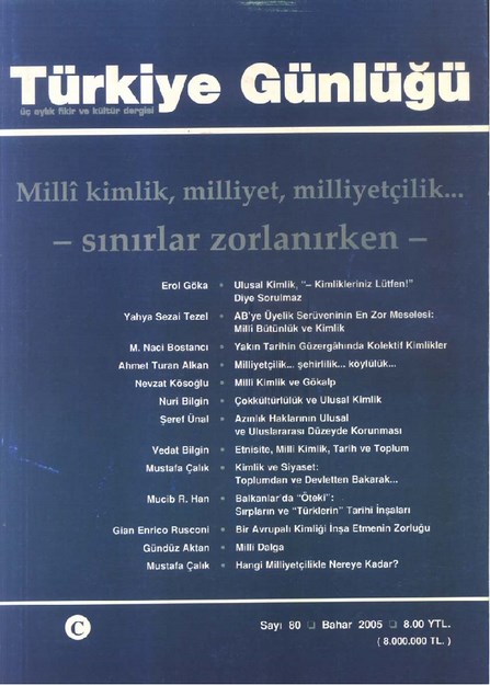 Türkiye Günlüğü Sayı-80