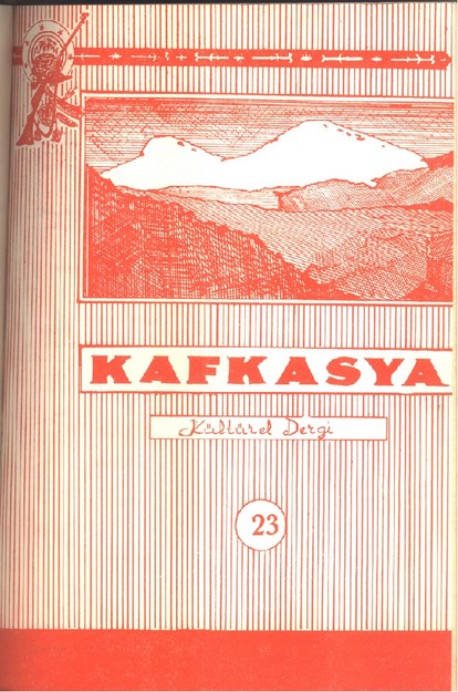 Kafkasya Kültürel Dergi Sayı-23