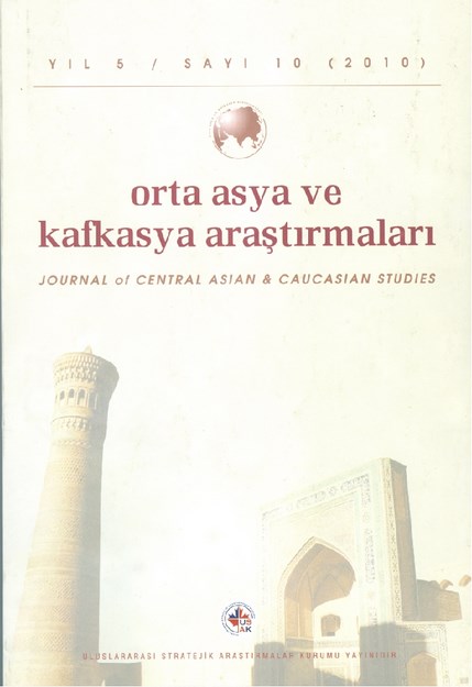 Orta Asya ve Kafkasya Araştırmaları Sayı-10