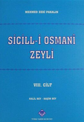 Sicill-i Osmani Zeyli 8