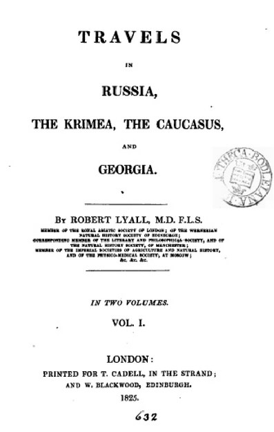 TRAVELS IN RUSSIA THE KRIMEA , THE CAUCASUS AND GEORGIA