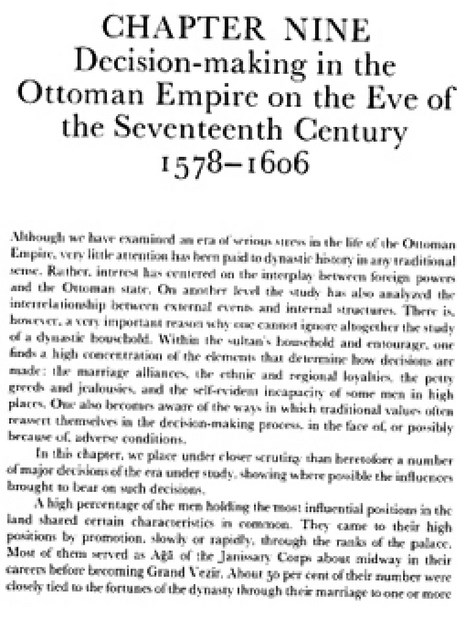 DECISION-MAKING IN THE OTTOMAN EMPIRE ON THE EVE OF THE SEVENTEENTH CENTURY 1578-1606
