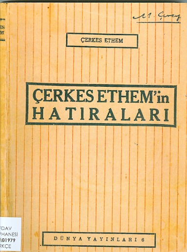 Çerkes Ethem'in Hatıraları