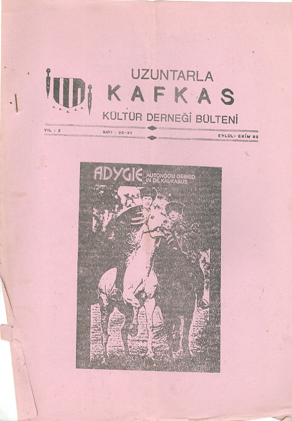 Uzuntarla Kafkas Kültür Derneği Haber Bülteni Sayı-30-31