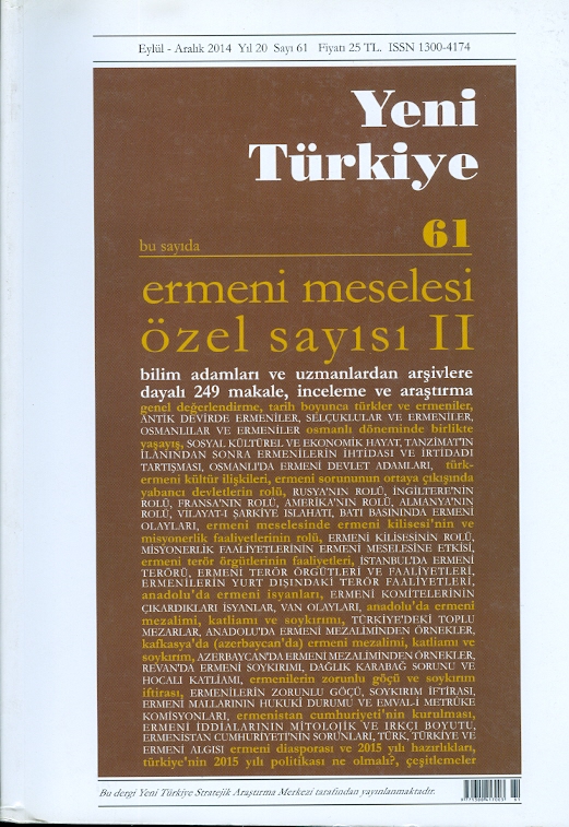 Yeni Türkiye Ermeni Meselesi Özel Sayısı-2