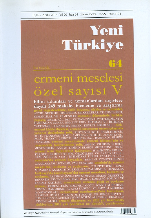 Yeni Türkiye Ermeni Meselesi Özel Sayısı-5