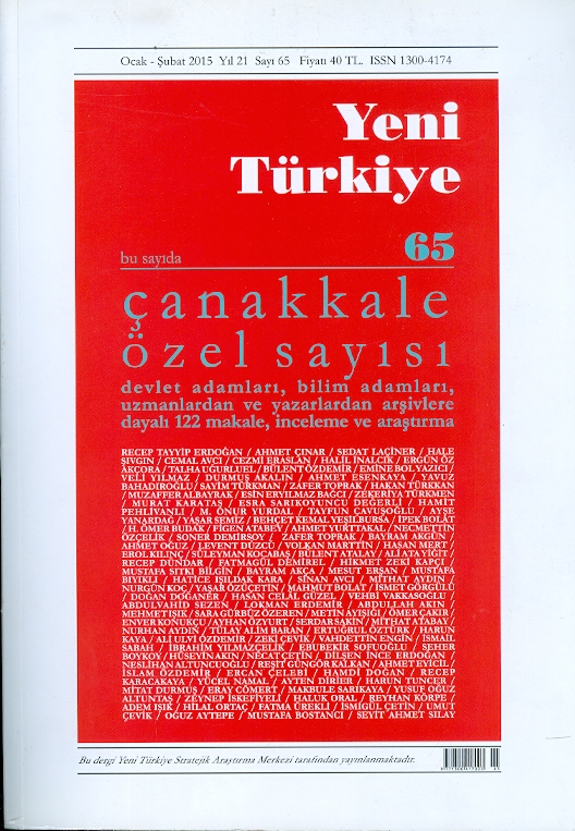 Yeni Türkiye Çanakkale Özel Sayısı