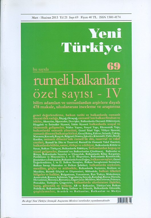 Yeni Türkiye Rumeli - Balkanlar Özel Sayısı-4