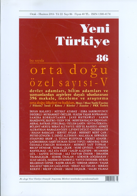 Yeni Türkiye Orta Doğu Özel Sayısı-5