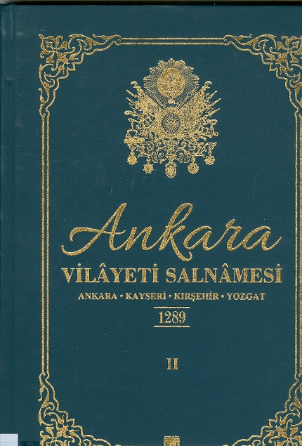 Ankara Vilayeti Salnamesi 1289