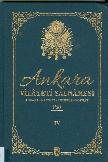 Ankara Vilayeti Salnamesi 1291