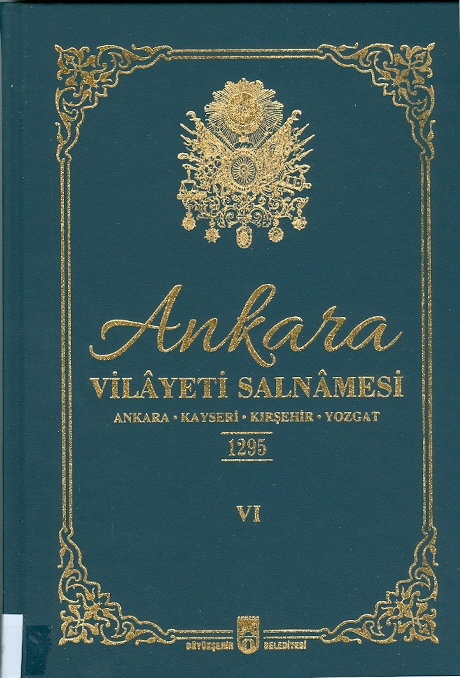 Ankara Vilayeti Salnamesi 1295