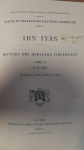 Histoire Des Mamlouks Circassiens. Tome II, 872-906 / Çerkes Memlüklerinin Tarihi. Cilt II, 872-906