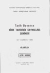 Tarih Boyunca Türk Tarihinin Kaynakları Semineri Bildiriler