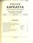 Birleşik  Kafkasya  ( Vereınıgtes Kaukasıen )-Sayı-6(23)