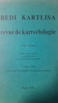 Revue de Kartvelologie Vol. XXVIII