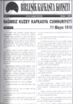 Birleşik Kafkasya Konseyi Sayı-4