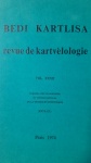 Revue de Kartvelologie Vol. XXXII