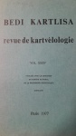 Revue de Kartvelologie Vol. XXXV