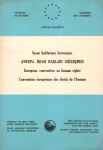 İnsan Haklarının Korunması Avrupa İnsan Hakları Sözleşmesi