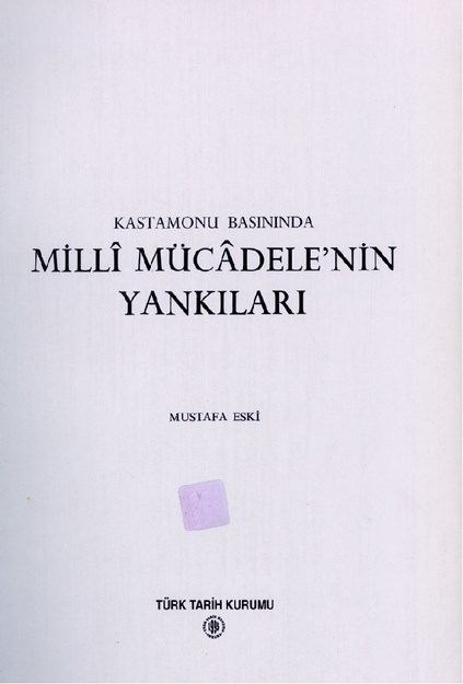 Kastamonu Basınında Milli Mücadele'nin Yankıları