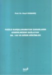 Faizle Karşılanamayan Zararların Giderilmesini Sağlayan Bk. 105 Ve Diğer Hükümler