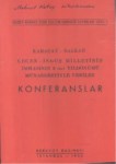 KARAÇAY - BALKAR ÇEÇEN - İNGUİ MİLLETİNİN İMHASININ 8. YILDÖNÜMÜ MÜNASEBETİYLE VERİLEN KONFERANSLAR